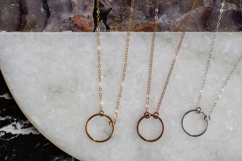 circle necklace