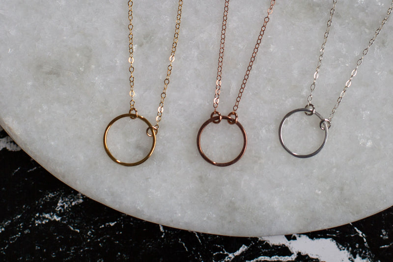 circle necklace