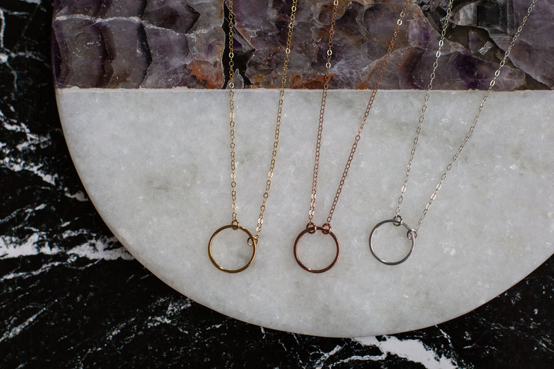 circle necklace