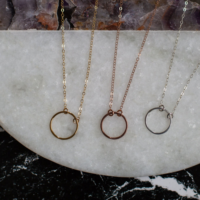 circle necklace