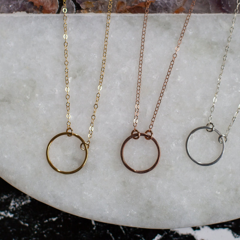 circle necklace