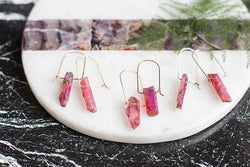 drop - fuchsia quartz