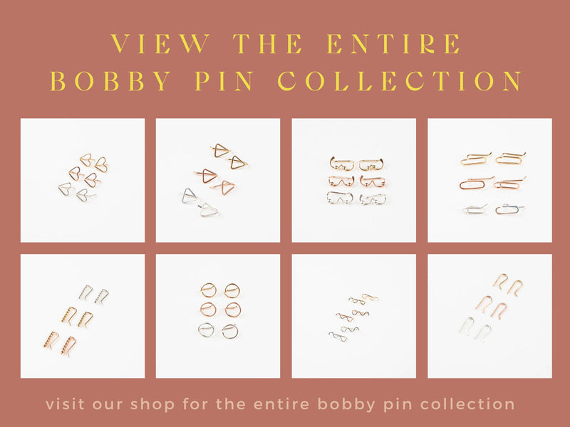 bobby pin earring