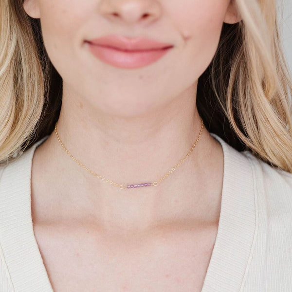 amethyst choker