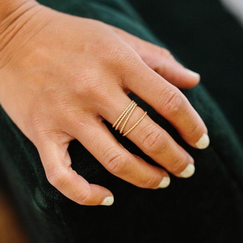 beaded ring